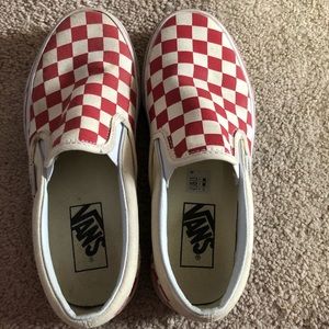 Vans slip on sneakers